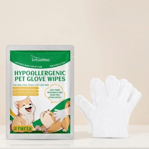 Pet Hair And Skin Gentle Cleaning Care Gloves